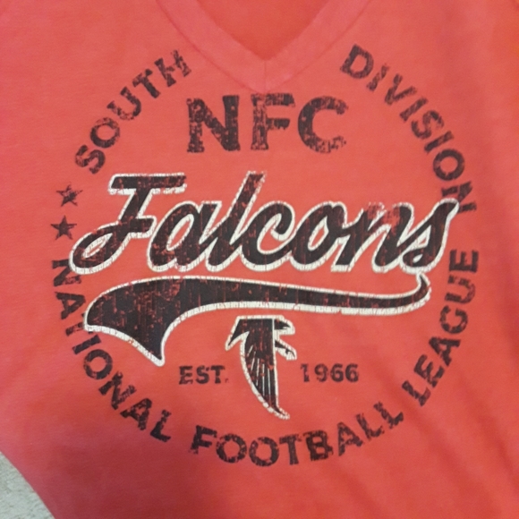 NWT NFL Atlanta Falcons Sz M V-neck Team Apparel - Picture 4 of 9